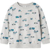 Name It Light Grey Melange Troy Regular Collegegenser