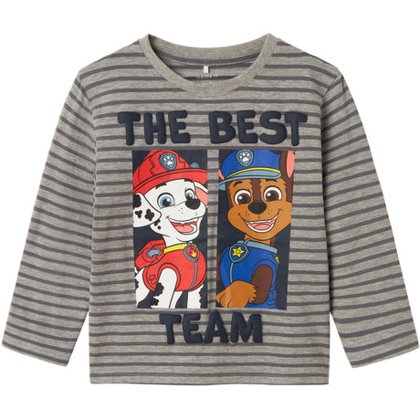 Name It Grey Melange Jasper Paw Patrol Regular Bluse