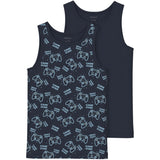 Name It Dark Sapphire Tank Topp 2-pakning Sapphire Game Noos