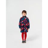 Bobo Choses Midnight Blue Multicolor Garland Woven Dress