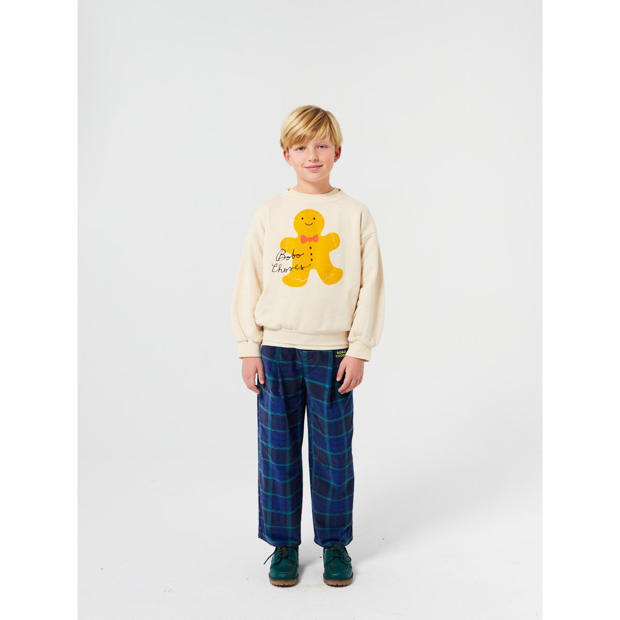 Bobo Choses Offwhite Gingerbread Collegegenser