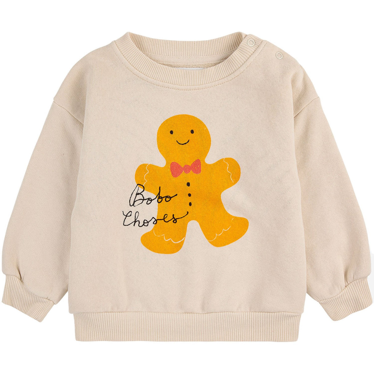 Bobo Choses Offwhite Baby Gingerbread Collegegenser