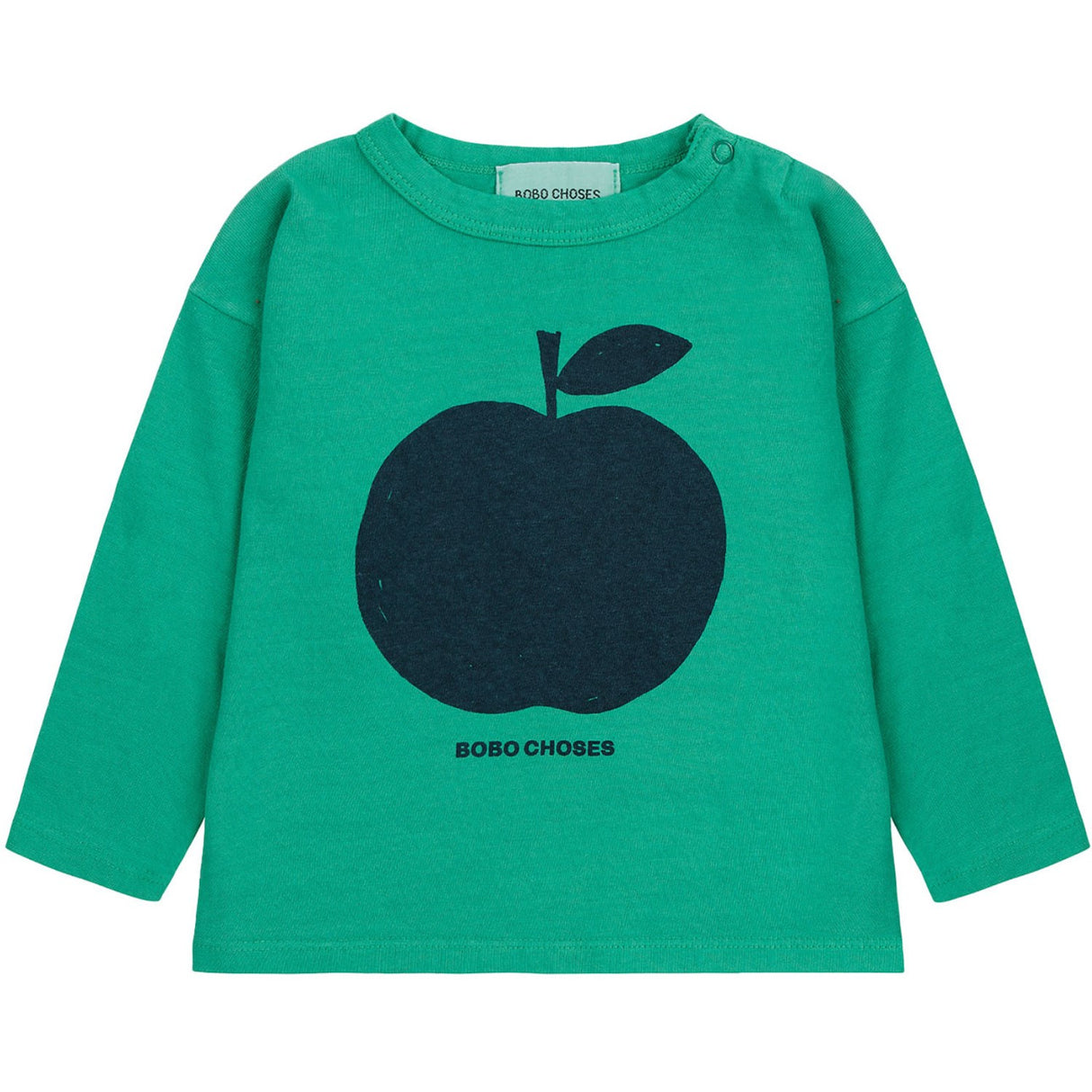 Bobo Choses Green Baby Poma Green T-Shirt