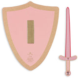 Konges Sløjd Pink Glitter Princess Sword And Shield