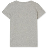 Mads Nørgaard Light Grey Melange Single Organic Tuvina Tee