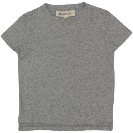 HOLMM Lys Grey Luis Bomull T-Shirt