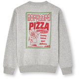 Mads Nørgaard Light Grey Melange Mix Sweat Sonar Collegegenser