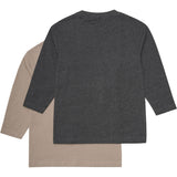 Minymo Fossil Bluse Loose Fit 2-pakning