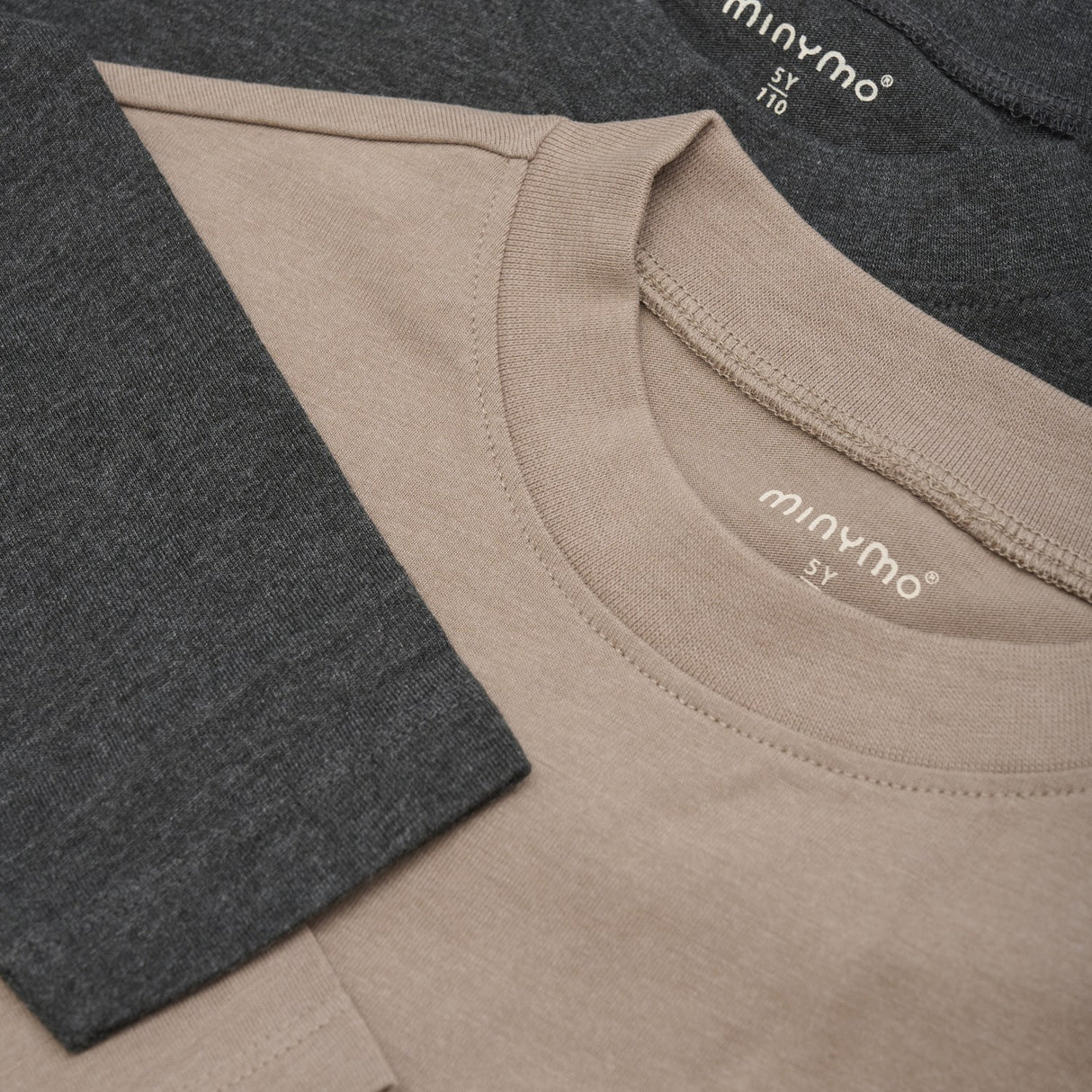 Minymo Fossil Bluse Loose Fit 2-pakning