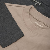Minymo Fossil Bluse Loose Fit 2-pakning