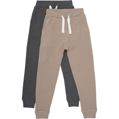 Minymo Fossil Basic 36 Sweatpants 2-pakning