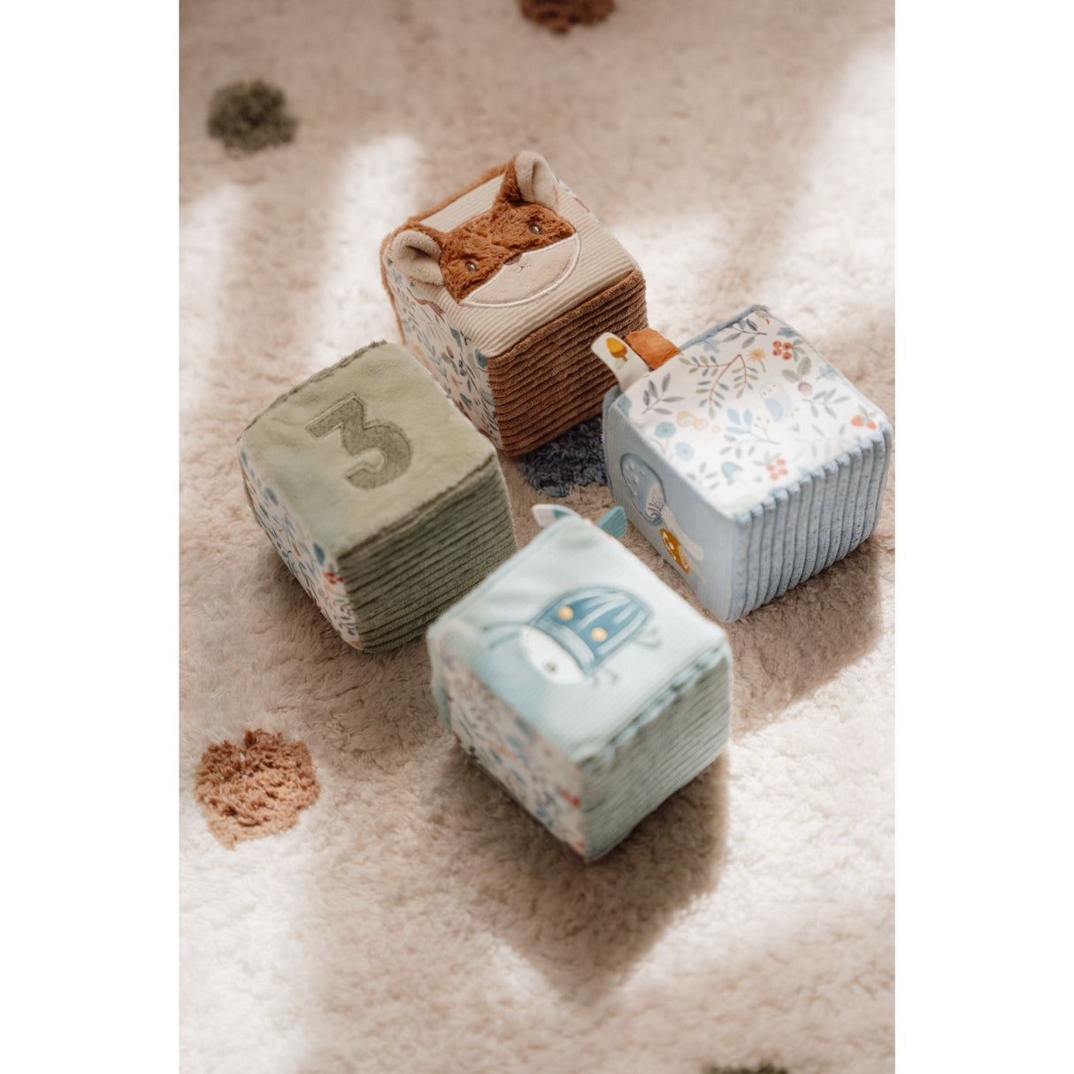 Little Dutch Forest Friends Blue Aktivitetsterninger 4-Pakke