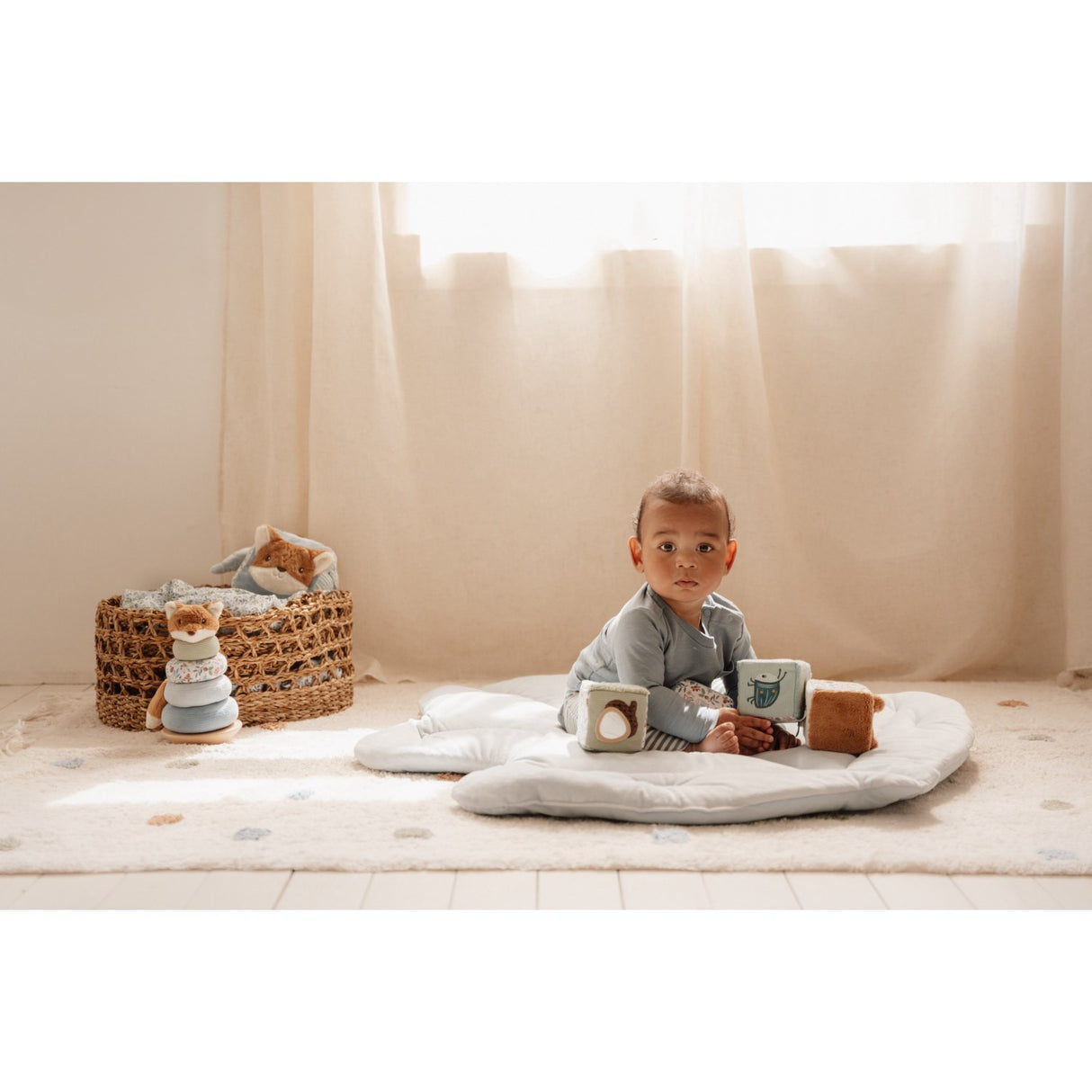 Little Dutch Forest Friends Blue Aktivitetsterninger 4-Pakke