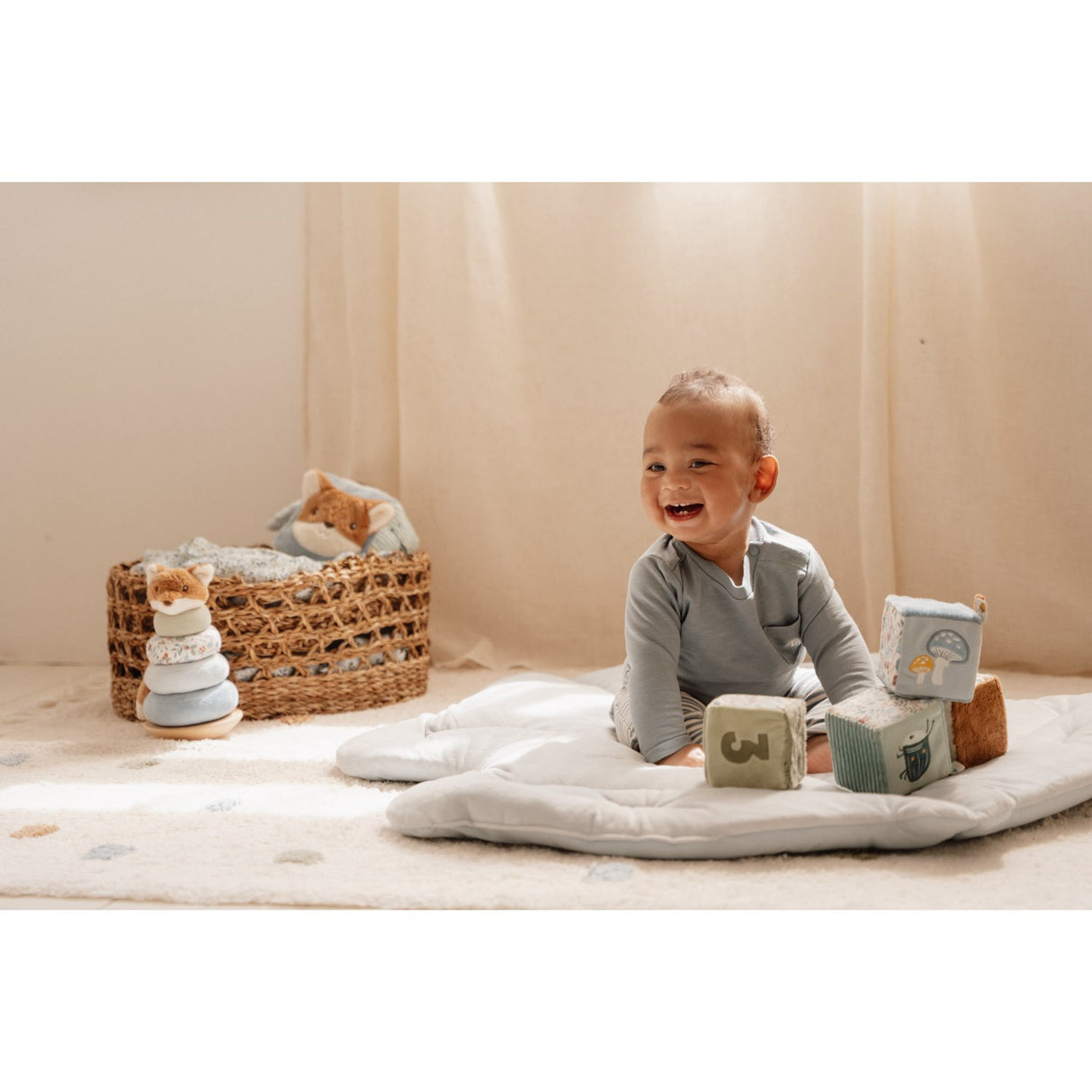 Little Dutch Forest Friends Blue Aktivitetsterninger 4-Pakke