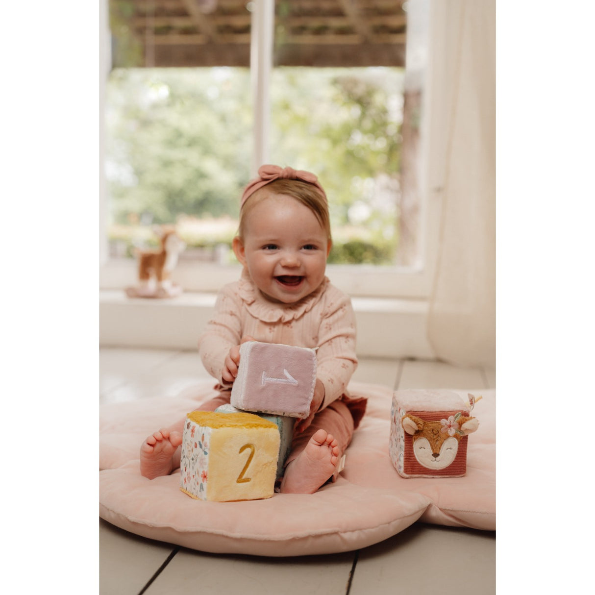 Little Dutch Fairy Garden Pink Plys Terninger