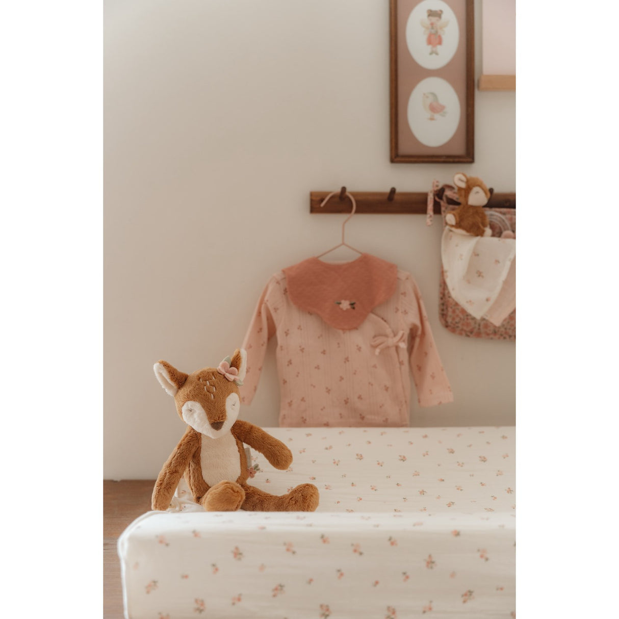 Little Dutch Fairy Garden Pink Kramme Teddybjørn Lange Ben Deer