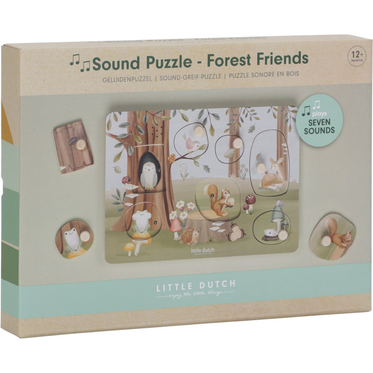 Little Dutch Forest Friends Multi Puslespill Med Lyd