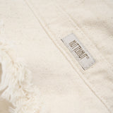 Huttelihut Irish Cream Bøttehatt Lin Denim