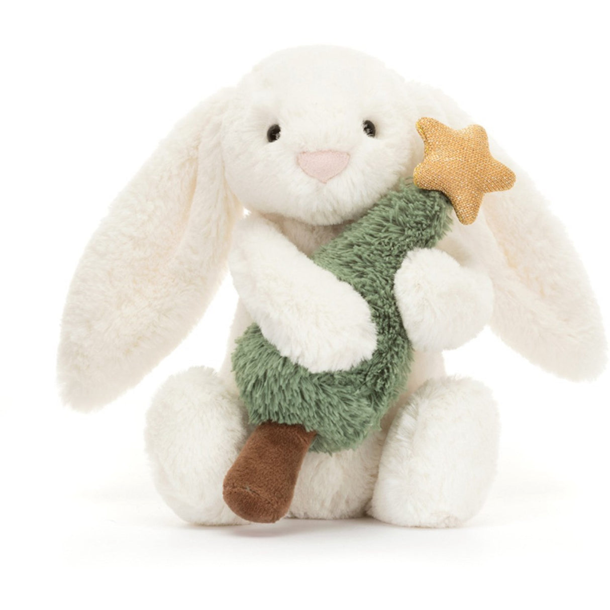 Jellycat Bashful Kanin med Juletre 18 cm