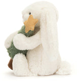 Jellycat Bashful Kanin med Juletre 18 cm