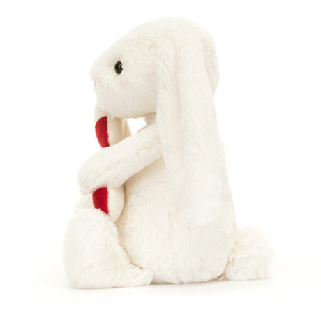 Jellycat Bashful Kanin med Candy Cane 18 cm