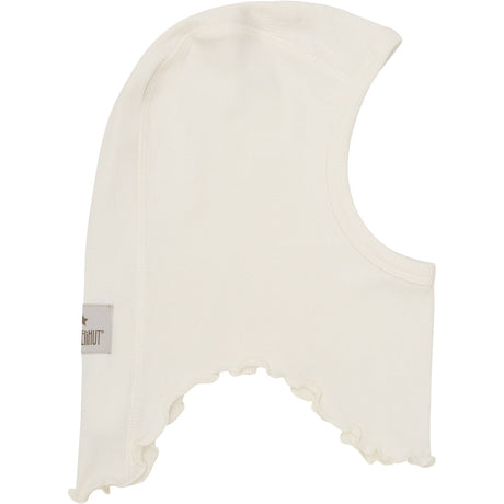 Huttelihut Antique White Balaclava Ribbe