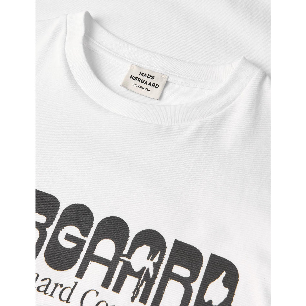 Mads Nørgaard White Printed Tee Thorlino Tee