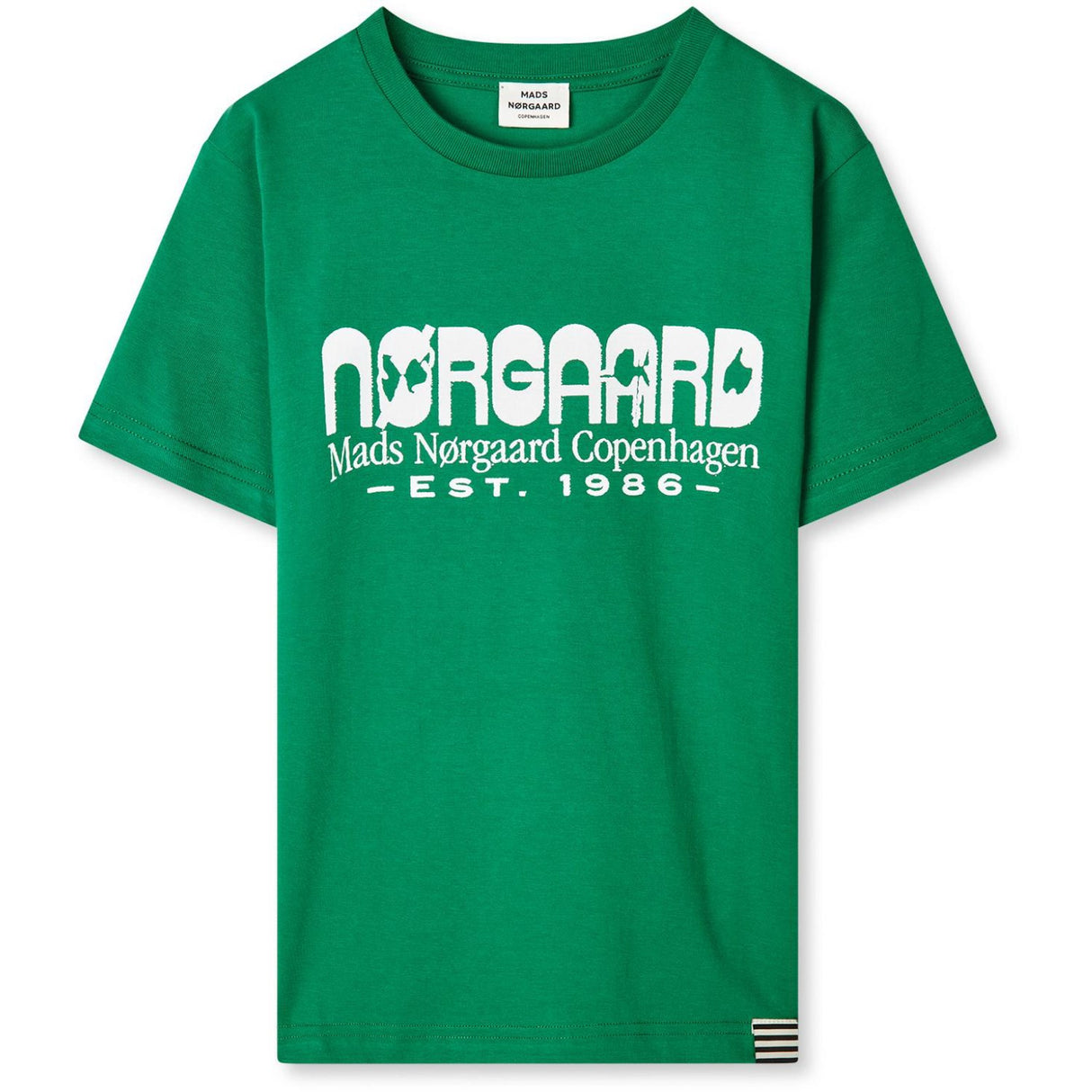 Mads Nørgaard Verdant Green Printed Tee Thorlino Tee