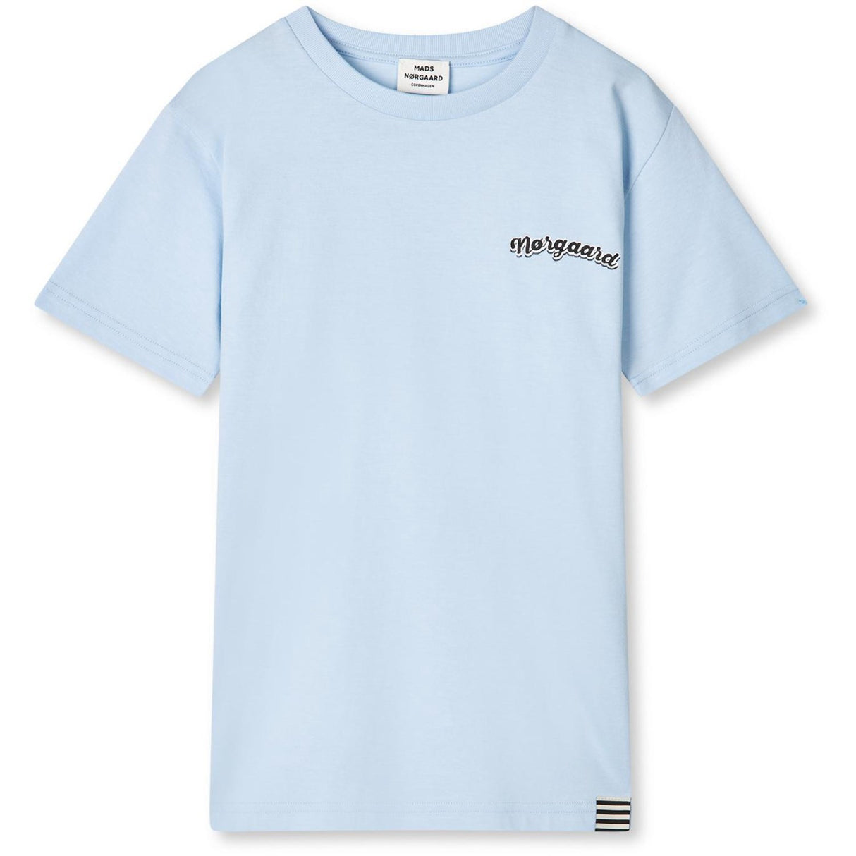 Mads Nørgaard Cashmere Blue Printed Tee Thorlino Tee