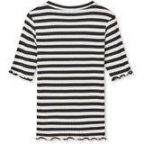 Mads Nørgaard Svart/Vanilla Ice 5X5 Classic Stripe Tuviana Tee