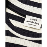 Mads Nørgaard Svart/Vanilla Ice 5X5 Classic Stripe Tuviana Tee