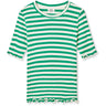 Mads Nørgaard Vanilla Ice/Frodig Grønn 5X5 Classic Stripe Tuviana Tee