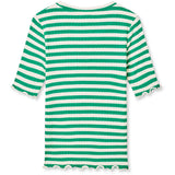 Mads Nørgaard Vanilla Ice/Frodig Grønn 5X5 Classic Stripe Tuviana Tee