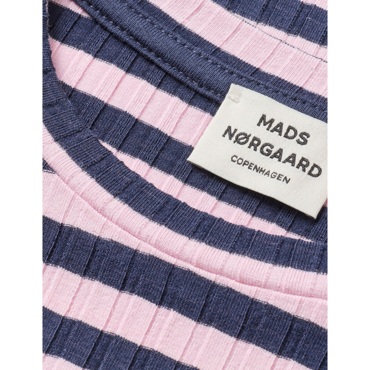 Mads Nørgaard Parisian Night/Parfait Rosa 5X5 Classic Stripe Talika Topp