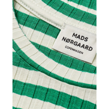 Mads Nørgaard Vanilla Ice/Frodig Grønn 5X5 Classic Stripe Talika Topp