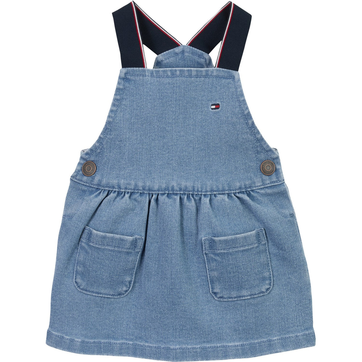 Tommy Hilfiger Denim Medium Denim Dungaree Kjole