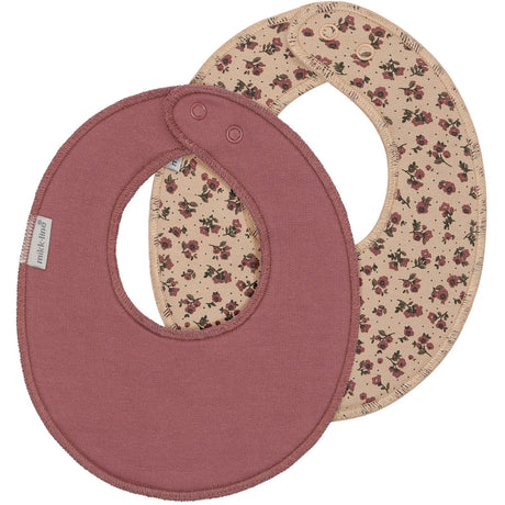 Mikk-Line Rose Brown 2-Pakning Baby Hakesmekke Round