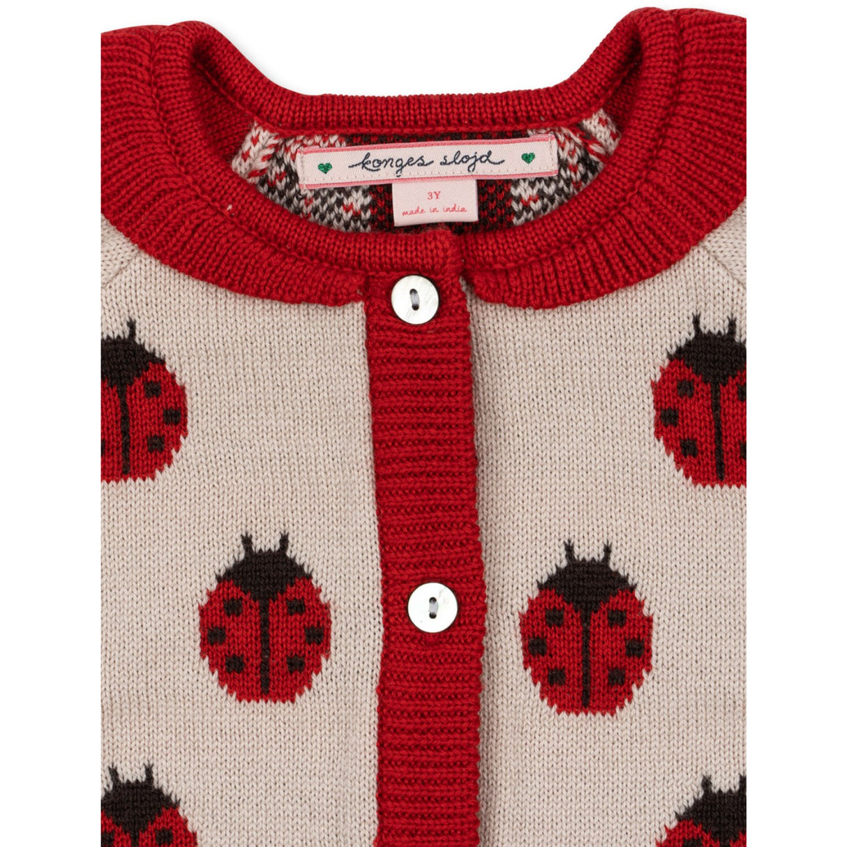 Konges Sløjd Ladybug Belou Knit Cardigan