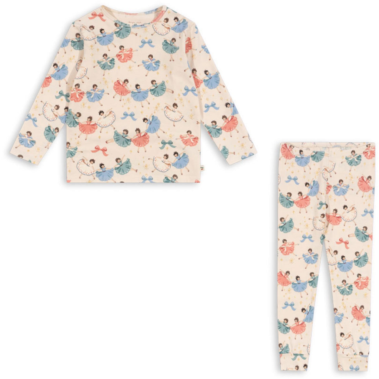 Konges Sløjd Bow Ballerinasko Basic Blouse/Pants Set Gots