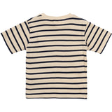THE NEW Siblings Mood Indigo Striped Nat Uni Oversize T-Shirt