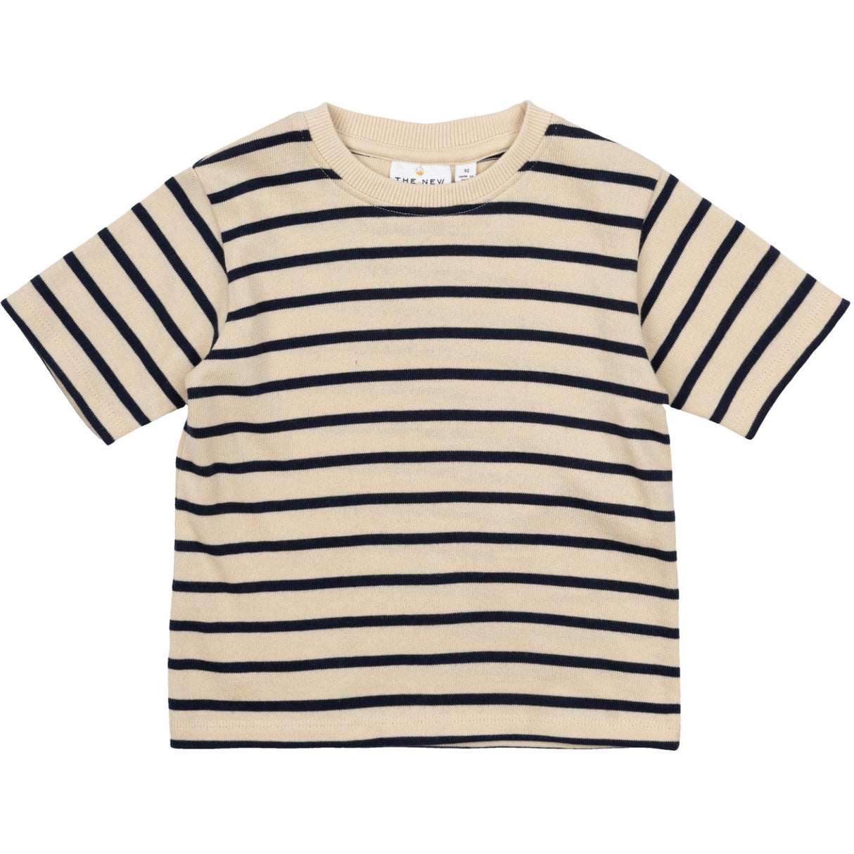 THE NEW Siblings Mood Indigo Striped Nat Uni Oversize T-Shirt