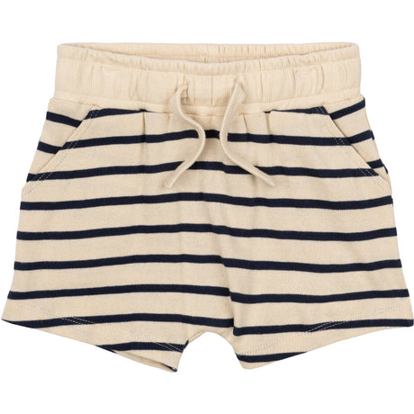 THE NEW Siblings Mood Indigo Striped Nat Uni Shorts