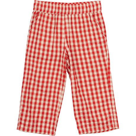 THE NEW Siblings Poppy Red Check Nelly Loose Bukser