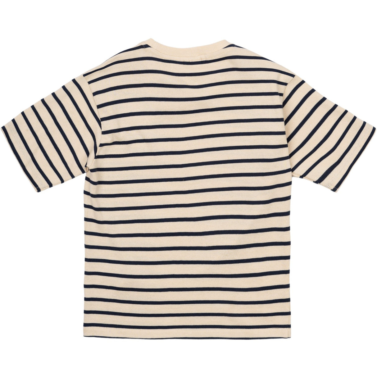 The New Mood Indigo Striped Nero Oversize T-Shirt