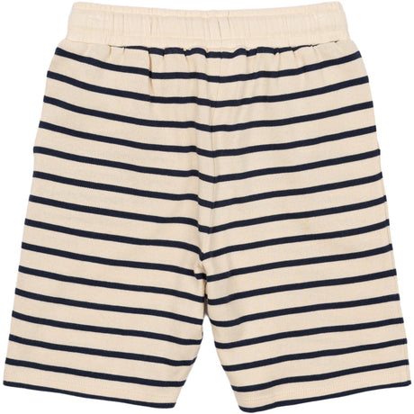 The New Mood Indigo Striped Nero Shorts