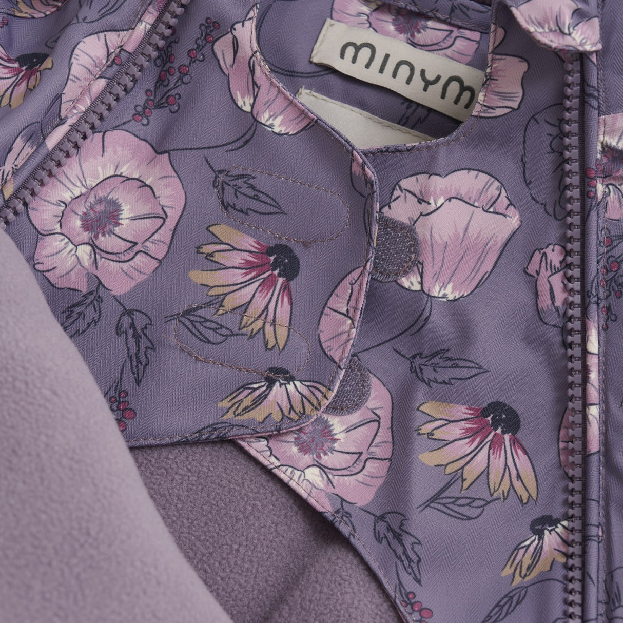 Minymo Orchid Haze Snødress AOP