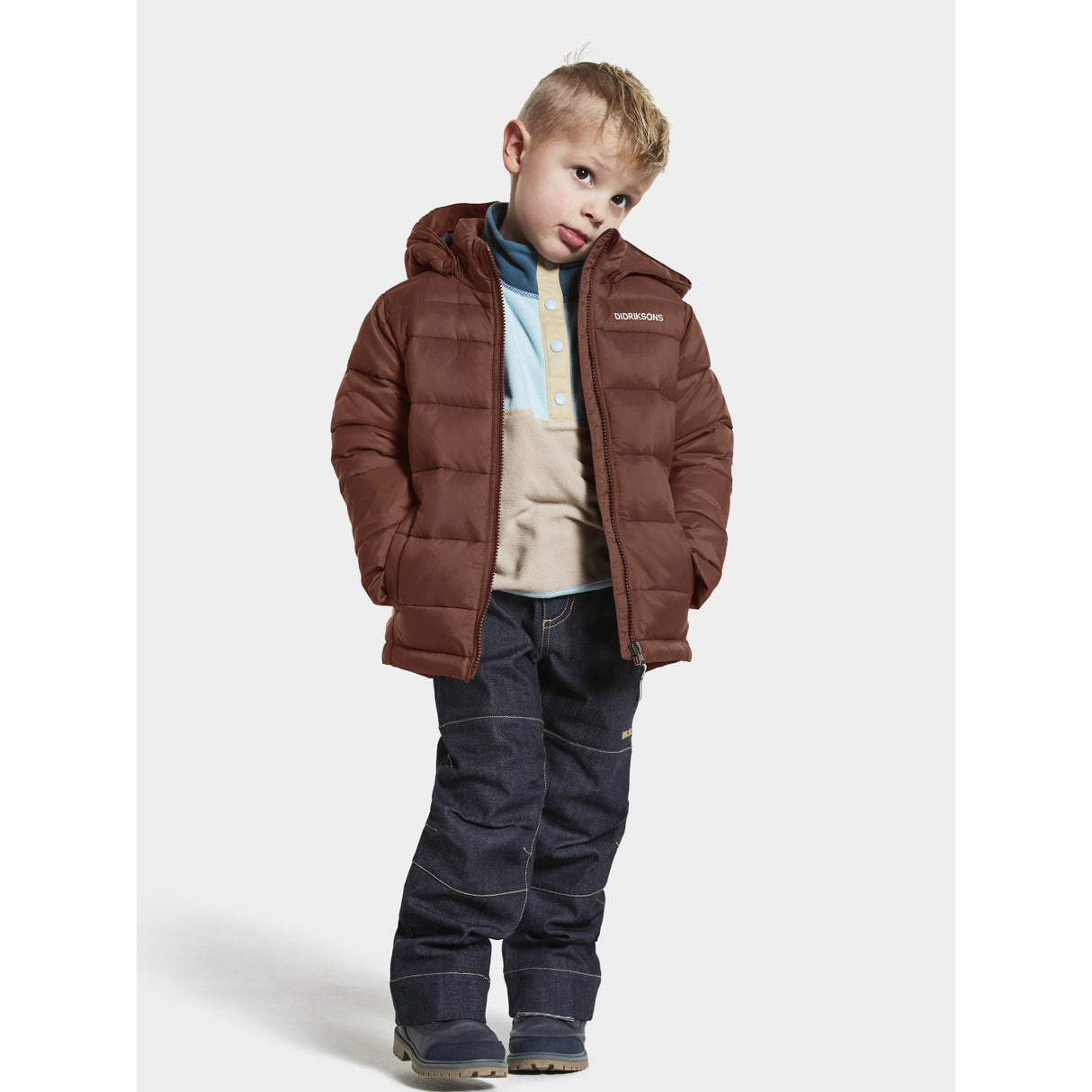 Didriksons Earth Brown Rodi Kids Jakke