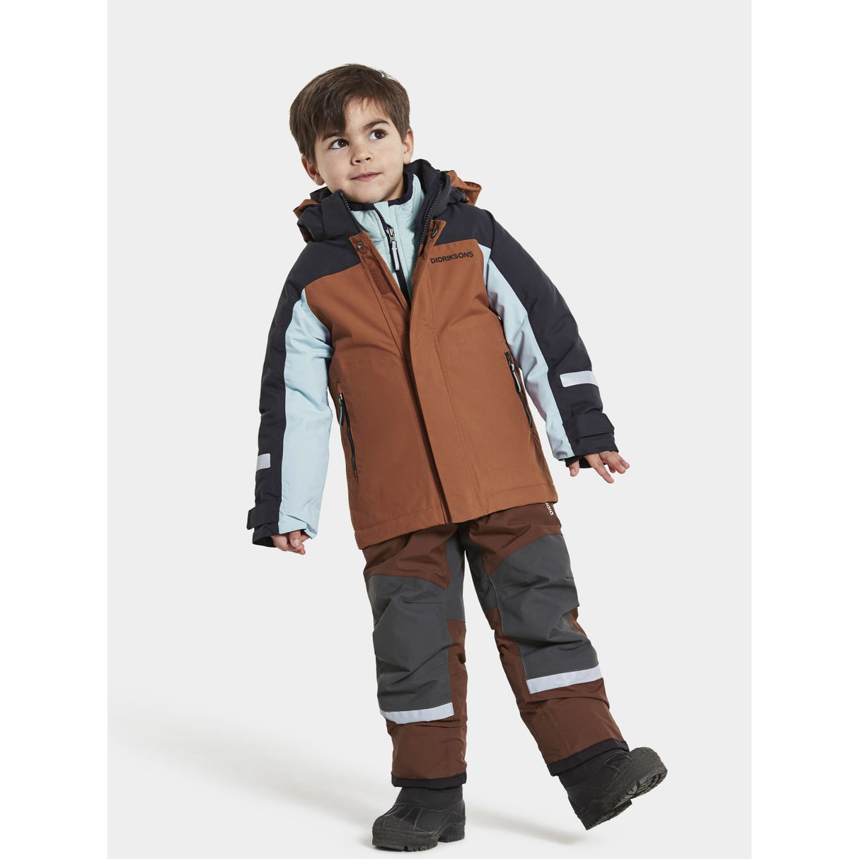 Didriksons Acorn Brown Neptun Kids Jakke