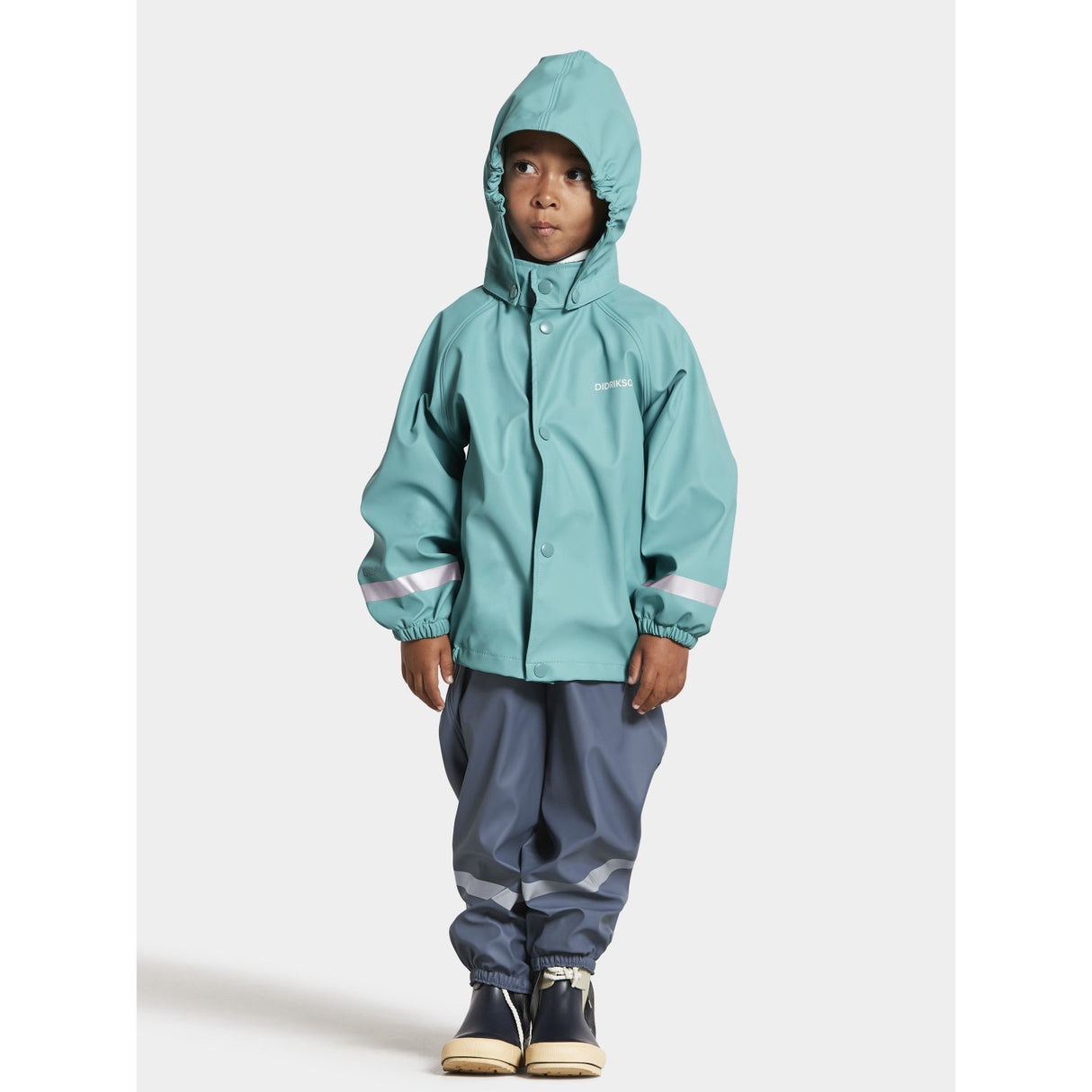 Didriksons Turquoise Aqua Slaskeman Kids Sett