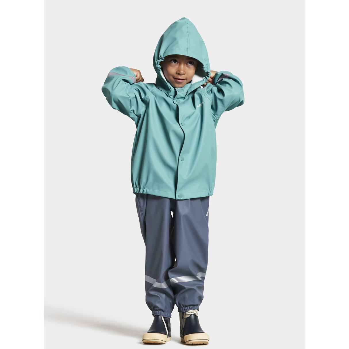 Didriksons Turquoise Aqua Slaskeman Kids Sett